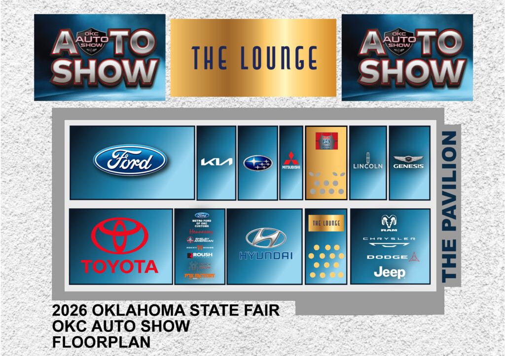 Oklahoma State Fair Auto Show Floorplan